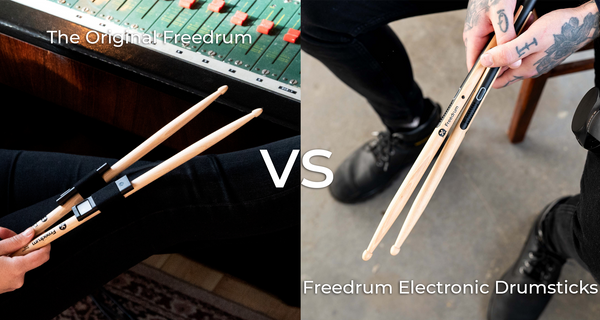 The Original Freedrum VS Freedrum Electronic Drumsticks